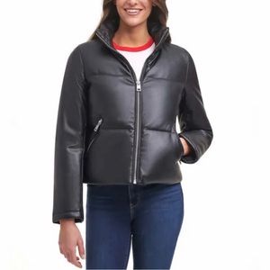 Levi's Ladies' Faux Leather Puffer Jacket